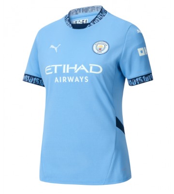 Manchester City Replika Hjemmebanetrøje Dame 2024-25 Kortærmet